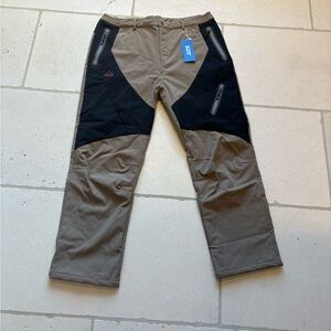 Men's Black and Tan Outdoor Pants